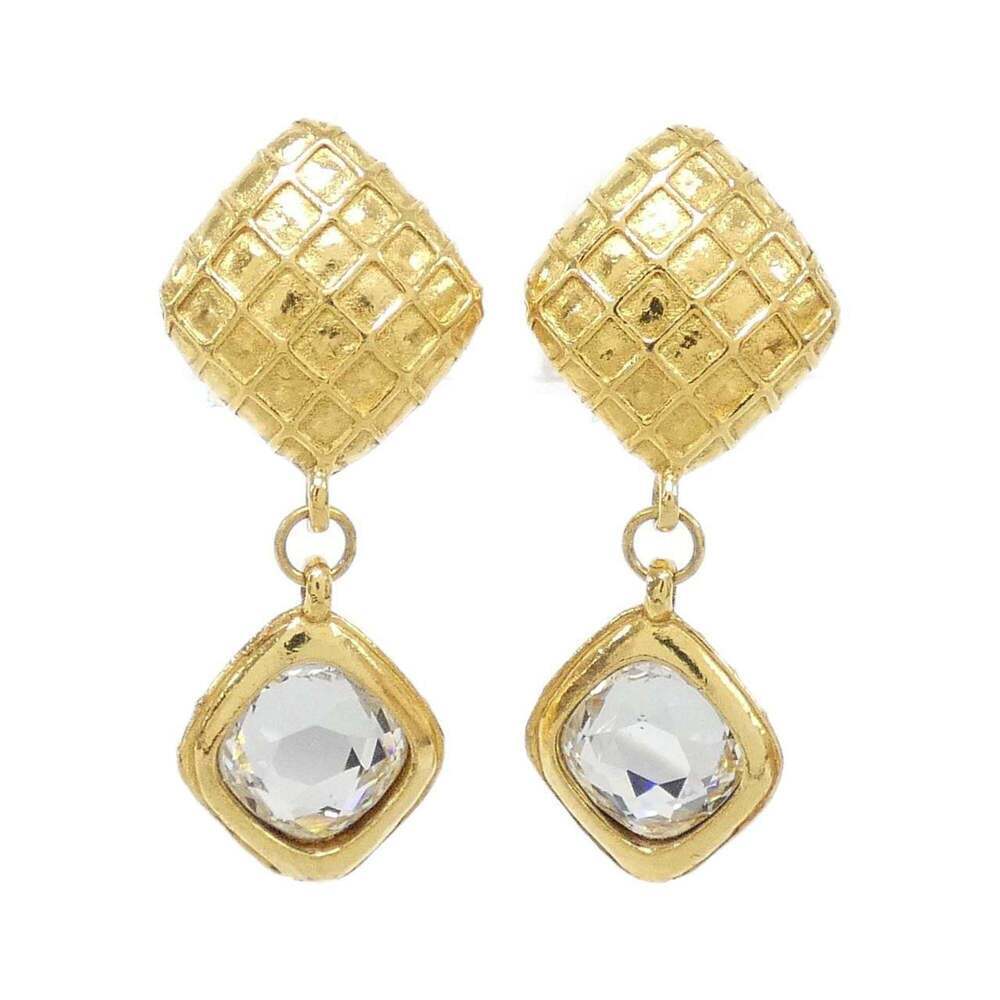 CHANEL White Earrings